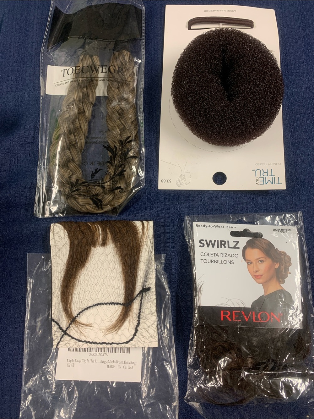 Revlon Swirlz Ready-to-Wear Hair Bun in Dark Brown